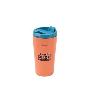TAZA TERMICA - CON LA SUERTE EN LOS TALONES
