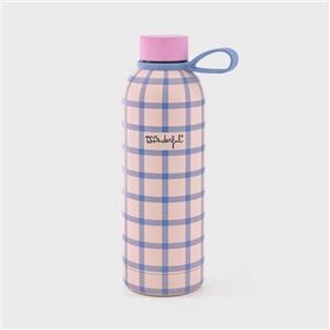 BOTELLA TERMAL 500ML BLUE AND PINK SQUARES