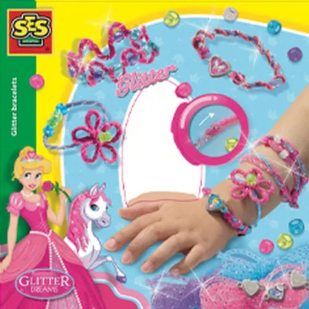 Juego Pulseras con Purpurina