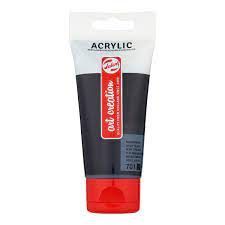 PINTURA ACRILICA TALENS 75ML NEGRO MATE