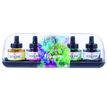 Tinta Ecoline Estuche Primario 5 uds X 30 Ml