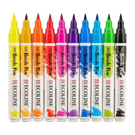 Rotulador Brush Pen Ecoline 10U.