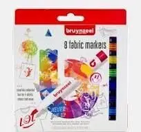 Rotulador Textil Bruynzeel 8 Colores Estuche Carton