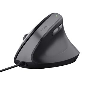 RATON ERGONOMICO TRUST OPTICO VERTICAL BAYO II NEGRO