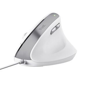 RATON ERGONOMICO TRUST OPTICO VERTICAL BAYO II BLANCO