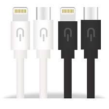 CABLE PLUGYU USB-C A C-LIGHT CARGA RAPIDA NEGRO/BLANCO