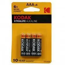 Pilas Alcalinas Kodak Max Aaa