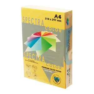 PAPEL SPECTRA A4 80GR. 500H, AMARILLO ORO