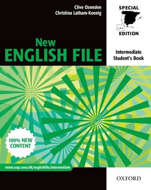 NEW ENGLISH FILE INTERM. LIBRO
