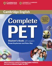 COMPLETE PET ST WITH ANSWERS +CD PACK 2 AUDIOS