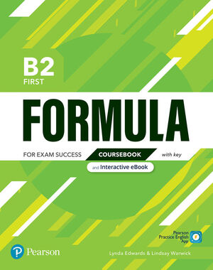 FORMULA B2 FIRST COURSEBOOK AND INTERACTIVE EBOOK WITH KEY WITH DIGITAL