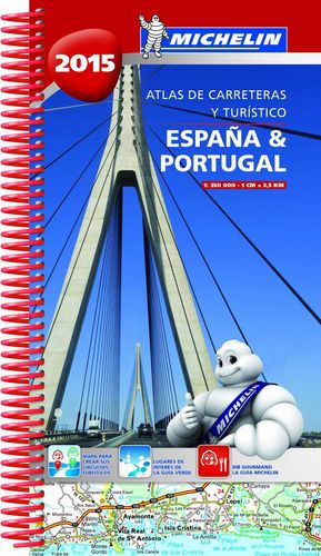 ATLAS DE CARRETERAS Y TURISTICO ESPAÑA & PORTUGAL