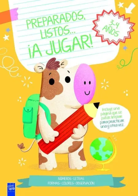 Preparados, Listos... ¡A Jugar! 3-4 Años Naranja