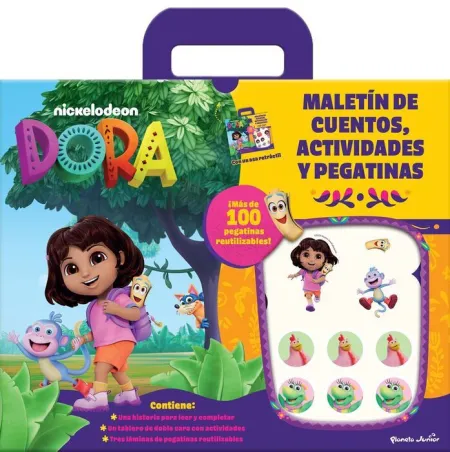 Dora. Maletín de Cuentos, Actividades y Pegatinas