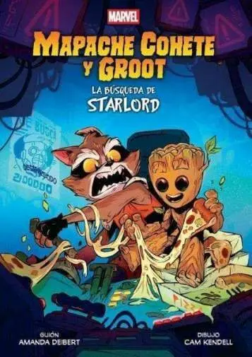 Mapache Cohete y Groot la Busqueda de Starlord