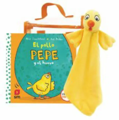 Pack Pollo Pepe y Huevo con Muñeco
