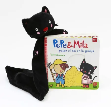 Pack con Doudou Pepe&Mila Pasan el Día en la Granja