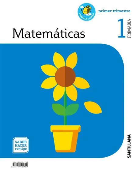 Matemáticas, Mochila Ligera, 1 Primaria, Saber Hacer Contigo