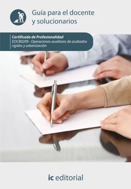 Operaciones Auxiliares de Acabados Rígidos y Urbanización. E0Cb0209 - Guía para