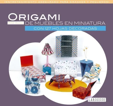 Origami de Muebles en Miniatura 127 Hojas Decorada