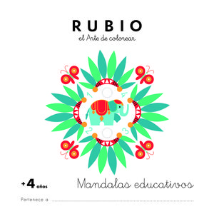 MANDALAS EDUCATIVOS RUBIO MAS DE 4 AÑOS