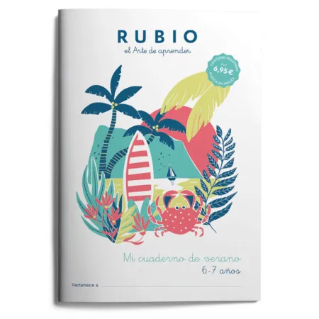 Mi Cuaderno de Verano Rubio 6-7 Años