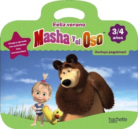 Feliz Verano con Masha y el Oso 3-4 Años