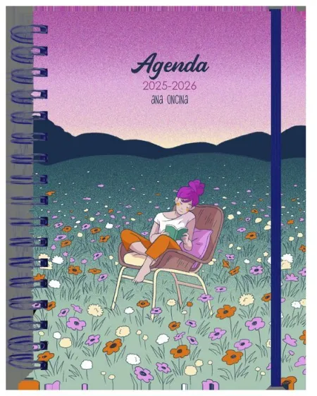 Agenda Escolar Semana Vista 2025-2026 Ana Oncina