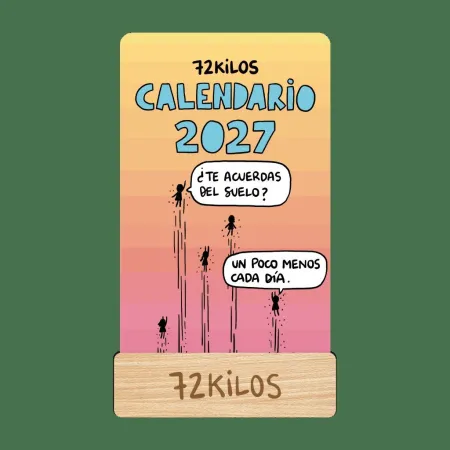 Calendario Mesa de Tarjetas 2027 - 72 Kilos