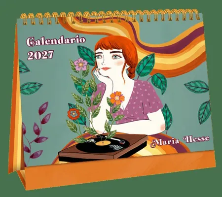 Calendario de Mesa 2027 Maria Hesse