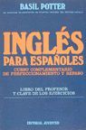 INGLES PARA ESPAÑOLES(PROFESOR,CLAVE)