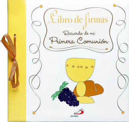 Libro de Firmas Recuerdo de mi Prim. Com. San Pabl