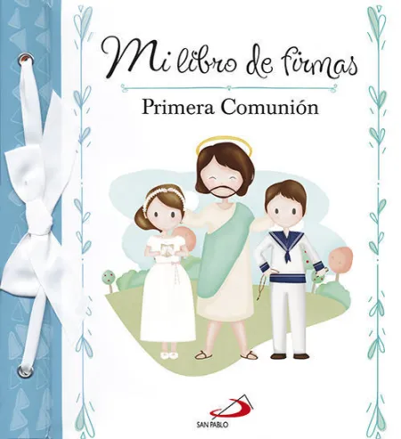 Mi Libro de Firmas Primera Comunion Azul