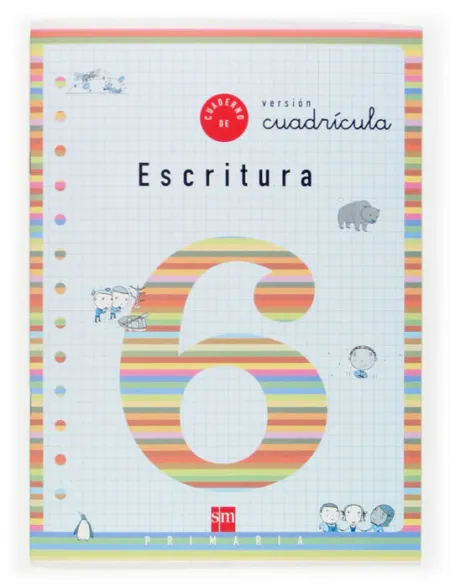 Cuad. Escritura 6 V. cuadricula 2Ep Sm