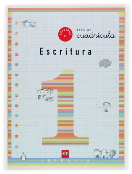Cuaderno Escritura 1 Sm Version Cuadricula
