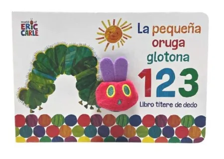 La Pequeña Oruga Glotona 1 2 3 Libro Titere de Ded