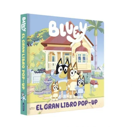 Bluey Libro de Carton con Solapas el Gran Libro Pop-Up de Bl