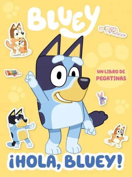 Bluey Actividades Hola Bluey Libro de Pegatinas