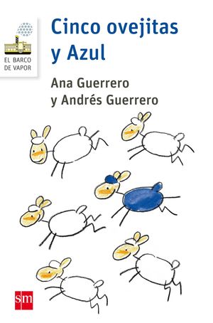 CINCO OVEJITAS Y AZUL  ANA GUERRERO