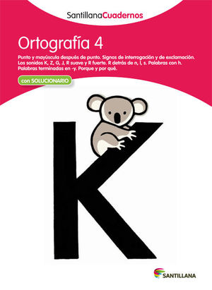 CUAD. ORTOGRAFIA 4 SANTILLANA