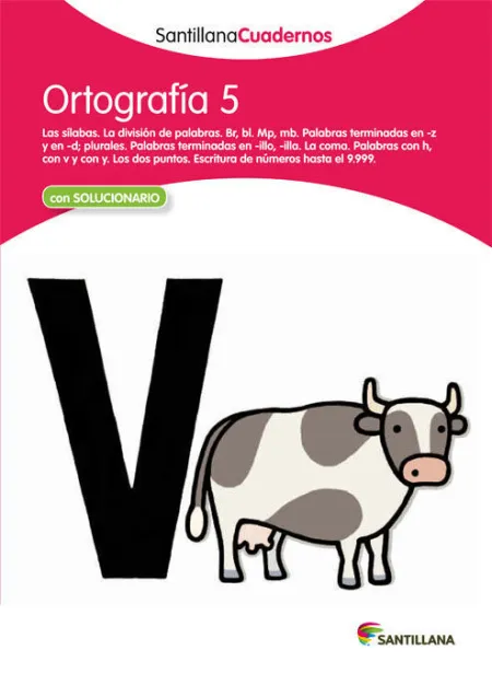 Cuad. Ortografia 5 Santillana