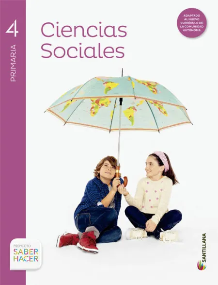 Ciencias Sociales C-Mancha + Atlas 4 Primaria
