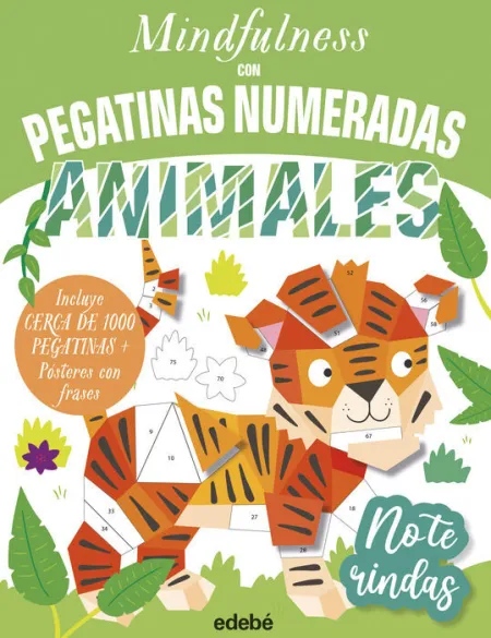 Mindfulness con Pegatinas Numeradas Animales