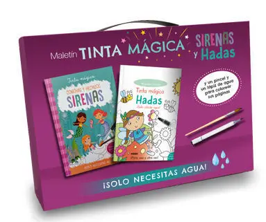 Maletin Tinta Magica Sirenas y Hadas