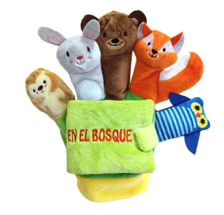 En el Bosque Libro Guante con Titeres de Dedo