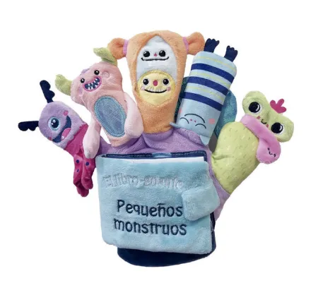 Pequeños Monstruos Libro Guante con Titeres de Ded