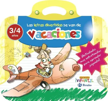 Vacaciones Letras Divertidas 3/4 Años