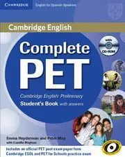 Complete Pet Student Book With Answers
