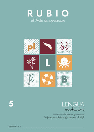 CUADERNO LENGUA 5 RUBIO EVOLUCION