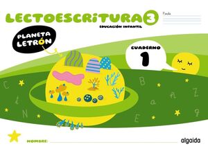 LECTOESCRITURA NIVEL 3 PLANETA LETRON (25) CUADERNO 1. PAUTA